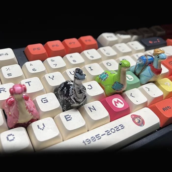 1 бр. Сладък капачки за ключове с водно чудовище, индивидуален дизайн, ESC, ръчно изработени, персонализирани капачки за механична клавиатура с напречно вал