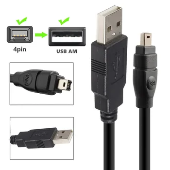 1394 към USB цифров фотоапарат SONY DV, специален кабел за пренос на данни, двойна защитна положителна черна линия