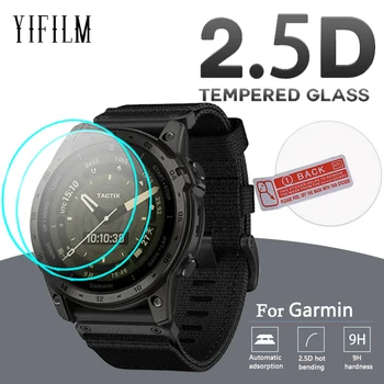 2 ЕЛЕМЕНТА HD Прозрачно Защитно Стъкло За Garmin Tactix 7 Tactix7 AMOLED Smartwatch Защитно Фолио За Екрана 2.5 D 9H Закалено Стъкло