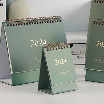 2024 Просто обикновен 2024 Мини настолен календар INS, мини-календара, Лунен настолен календар, Списък, Бележник, Канцеларски материали