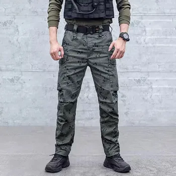 IX15 Counter-attack Тактически ластични панталони пролетно-есенни мъжки армейските панталони-карго DNC за една нощ на къмпинг в пустинята