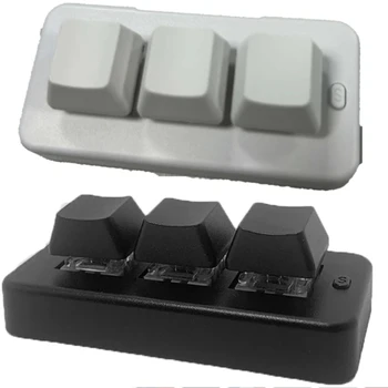 MK321 Ug БТ Pro 3-ключ клавиатура Мини-Клавиатура с Механичен Ключ, Двухрежимное USB Връзка за офис Игри OSU Multimedia