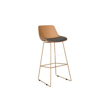 Nordic light луксозен прост текстурный пластмасов търговска стол за кафе-бар с мляко чай, бар стол bancos para, стол за бар-шкафове
