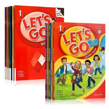 Oxford Let ' s Go Book Student 4-то издание на Нови уроци акустика и четене, които ще помогнат на децата свободно да чете книги ESL