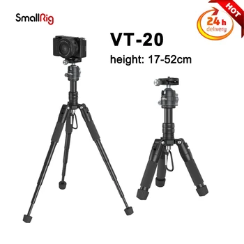 SmallRig Професионални Алуминиеви Мини Статив VT-20 4289 Поставка За Камера за Смартфон iphone Xiaomi Huawei Сгъваема височина 17 см