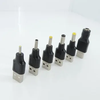 USB конектор тип A за да се свържете с постоянен работен ток 2.5x0.7 3.5x1.35 4.0x1.7 5.5x2.1 5.5x2.5 мъжки и 5.5x2.1 жак-изход адаптер включете инвертор V
