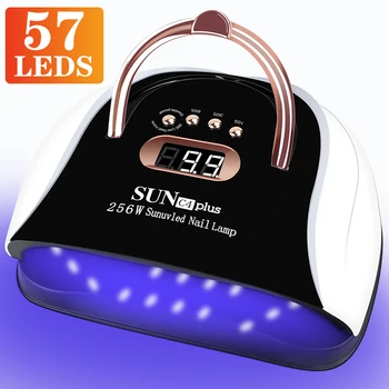UV led лампа за нокти лампа за Гел за нокти с UV гел-лак 57LED UV сушилня с 4 таймера Професионалната за домашен салон за нокти-арт