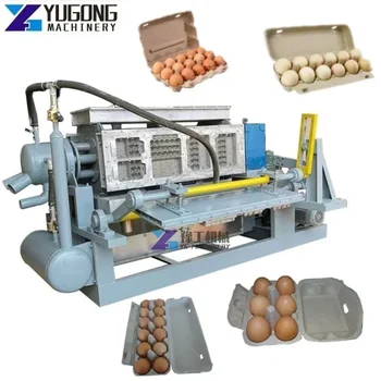YG Машина за производство на хартия тави за яйца, машина за производство на картонени кутии за яйца, линия за производство на палети за яйца