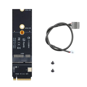 Адаптер Wi-Fi A + E Ключът към конектора M-Key Безжична карта за BCM94352Z 24BB
