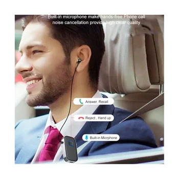 Аудиопередатчик Приемник, Bluetooth 5.0 2 в 1 3,5 мм Аудио AUX Адаптер за автомобил на телевизора Слушалки Аудио динамика