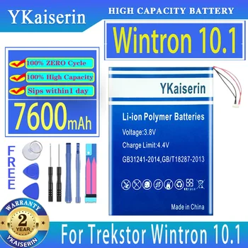 Батерия YKaiserin 7600 mah за таблет Trekstor Wintron 10.1 LWN 12 LWN12 Bateria