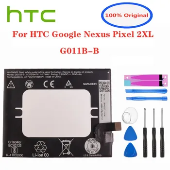 Висок клас Батерия G011B-B 3830mAh За HTC Google Nexus Pixel 2XL Pixel 2 XL Pixel2 XL Заменя Батерии интелигентни мобилни телефони