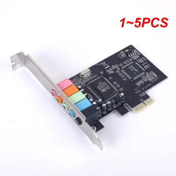 Възпроизвеждане на 1-5 бр. 5.1-канална звукова карта Pci-express Чипсет PCI Express Xi-e Cmi8738 Лек лаптоп от висок клас