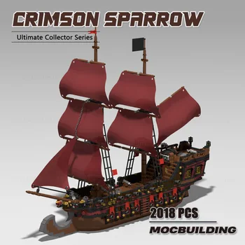 Градивните елементи на UCS MOC, модел на кораба Crimson Sparrow, технология на сглобяване 