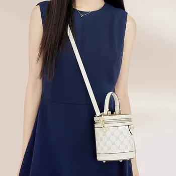 Дамска чанта-торба от PVC, през рамо, дамски чанти-кегове, модерна чанта за грим, Чанта