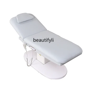 Електрическа козметична легло Салон за красота Специална висококачествена и масажна кушетка за лифтинг на лицето, Масажът легло, легло за физиотерапия