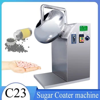 Електрическа търговско-индустриална машина за нанасяне на пудра захар, закръгляването орехи, бадеми, шоколад, полиране филм