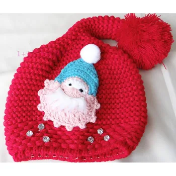 Есен-Зима Нова детска вълнена шапка Вязаная шапка Детска Мультяшная капачка Tide Коледен Снежен човек Вълнена шапка за момичета и момчета, Подаръци за възрастни