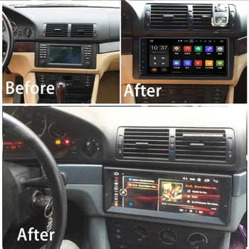 За 5 серия на BMW E39 1996 1997 1998-2003 Автомобилна Видео Радио Android Радио DVD Плейър, Аудио Мултимедия, GPS HD Сензорен Екран Радио