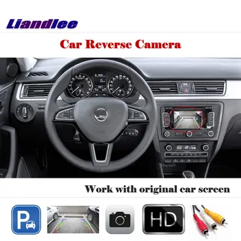 За Skoda Rapid 2012-2018 Камера за задно виждане с функция за автоматично гърба HD CCD Камера за паркиране за обратно виждане Работи с фабричните екран на автомобила
