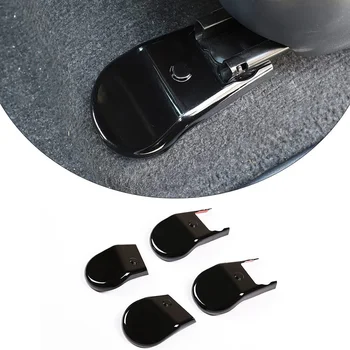 За Toyota Hilux 2015-2021 Болтове за закрепване на скобата на седалката от прах, аксесоари за облицовки, черен 4ШТ