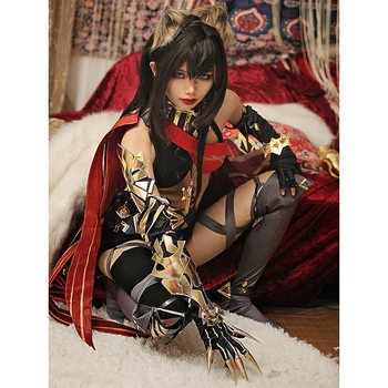 Игра за cosplay Dehya Genshin Genshin Impact Sumeru Dehya Cosplay Costume на Хелоуин