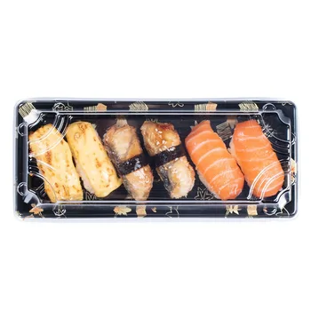 Индивидуални продуктЫ01 15% отстъпка за еднократни пластмасови опаковки за суши togo box take away cajas packing доставка за бързо хранене, пакетирана