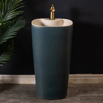 Керамични вертикална мивка за домашна употреба