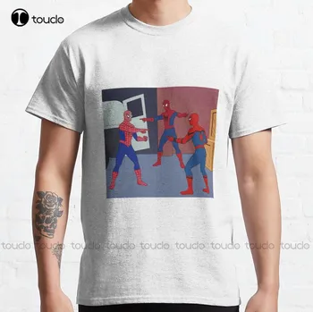 Класическа тениска Three Spiders No Way Home с Тоби Магуайром, Кафява риза По Поръчка, Тениска За тийнейджъри Aldult, Унисекс С Дигитален печат, Xs-5Xl