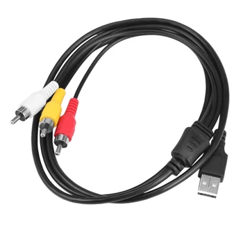 Комплектът Top се предлагат 3 кабела RCA-USB.