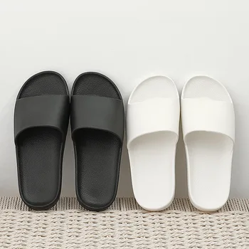 Летни Прости дамски чехли за баня от Eva домашна употреба, нескользящие улични сандали за двойки в платформата