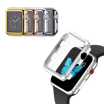 На цял екран защитен калъф за Apple Watch 38/42 мм, ултра-тънък корпус, за PC, ударопрочная рамка за Apple Watch Shell Серия 1 И Серия 3.