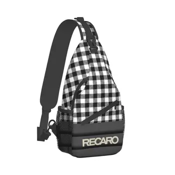 Нагрудная чанта през рамо с логото на Recaros, мъжки модерен раница през рамо за пътуване