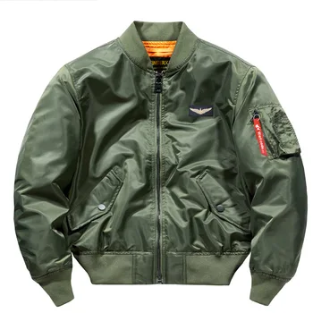 Нова яке мъжки зимни висококачествен найлон униформи, САЩ, реколта яке пилот, мъжка лятна яке