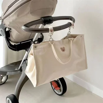 Нови многофункционални чанти за майката и бебето, с голям капацитет, преносими холщовые чанта за майката и бебето
