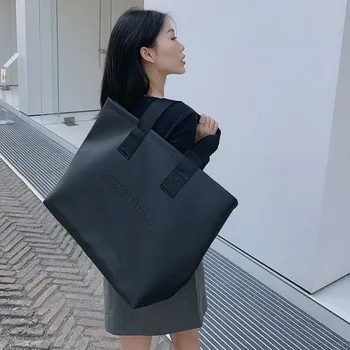 Нови продукти от първа необходимост, модерна мъжка чанта, голям капацитет, чанта през рамо от изкуствена кожа, чанта Унисекс, модни дамски чанта