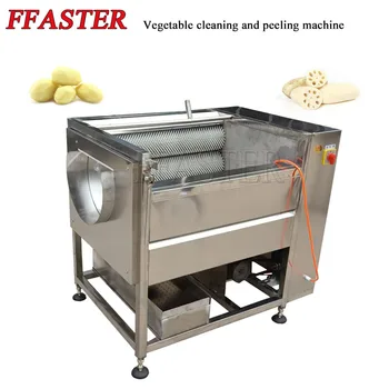 Обзавеждане за четки за измиване на плодове и зеленчуци, мивка маниока, джинджифил, машина за почистване на картофи