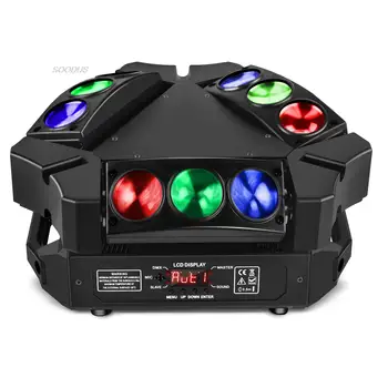 Осветление DMX 150 W LED RGB светлина, диско-лъч, движеща се глава Звук с активирането За Dj, Сватбена осветление за дискотеки, Публиката KTV