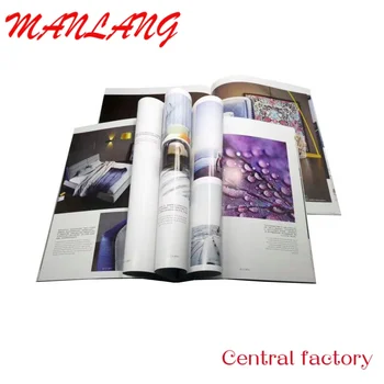 Печат цветен каталог на поръчка, дизайн на списание А4, печат на листовки и брошури в района стил