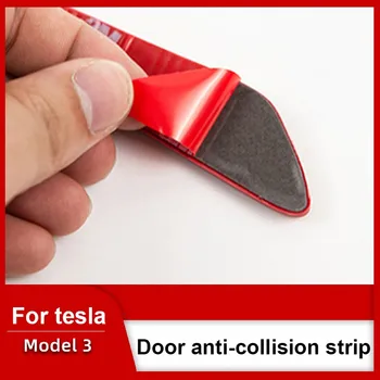 Подходящ за автомобилни врати Tesla Model3 Y Противоударные облицовка на ръбовете на вратите S Автомобил X Подплата против надраскване