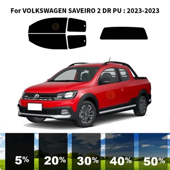 Предварително Обработена нанокерамика car UV Window Tint Kit Автомобили Прозорец Филм За VOLKSWAGEN SAVEIRO 2 DR ПУ 2023-2023