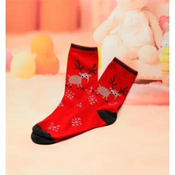 Продават се прости дамски чорапи old elk Snowflake midtube, чорапи с коледни герои от анимационни филми за възрастни, удобни