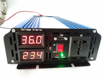 Продължителна мощност 2500 W От dc 36 До ac 230 v 50 Hz Инвертор с чиста синусна вълна