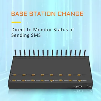 промишленост в продажба 4G 16-Port SMS 4G GSM модем 16 СИМ-карти Multi Сим LTE USSD 16-Port GSM модем 4G SMS Gateway API HTTP SMPP