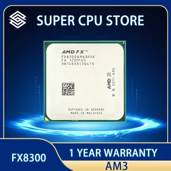 Процесор AMD FX-8300 FX 8300 FX8300 CPU 95W Bulk Package 3,3 Ghz Восьмиядерный процесор 8M с жак AM3 + FX-8300