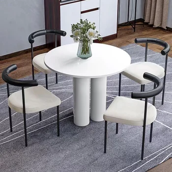 Ресторант Boucle Lounge Nordic Chair Кадифе Единични стаи столове за хол Луксозно обзавеждане за дома Silla Terciopelo