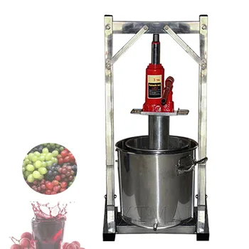 Ръчна машина за пресоване сок и мед от неръждаема стомана, с ръчна машина за пресоване на вино, машина за пресоване на сок и масло за грозде