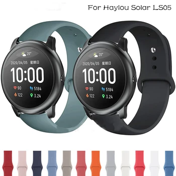 Силиконов Ремък За Xiaomi IMILAB KW66 Smart Watch Band Спортен Гривна За Haylou Solar LS05/RT LS05S/LS02 Realme Watch 2 Pro S