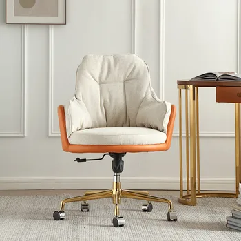 Скандинавските офис столове, Отвличане на Въртящо се столче, Лесно Луксозно компютърен стол за творчество, игралното стол за почивка, Офис мебели