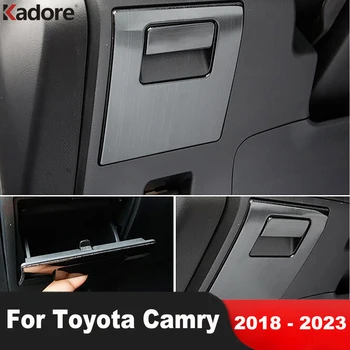 Тампон Капак жабка За Съхранение на Автомобил Toyota Camry XV70 2018 2019 2020 2021 2022 2023 Карбоновые Аксесоари За Интериора